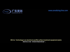 Productielijn voor het anodiseren van aluminium