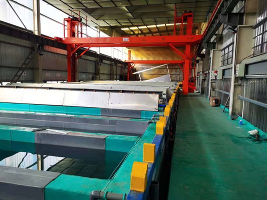 Goede prijs 80 Tons/Month Semi-Automatic Hard Anodizing Line for Black Anodized Aluminum Parts Online