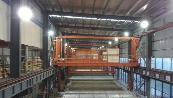 Geautomatiseerde Verticale het Anodiseren Lijn met Manaul-het Rekken Systeem