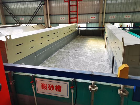 3000T/Month macht het Anodiseren Wijze van U van het Productielijnproces de Horizontale