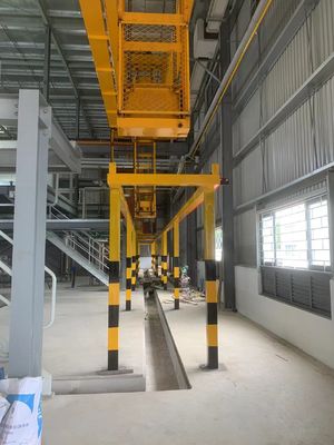 Horizontale anodisatielijnsysteem Behandeling Handmatige rekmethode