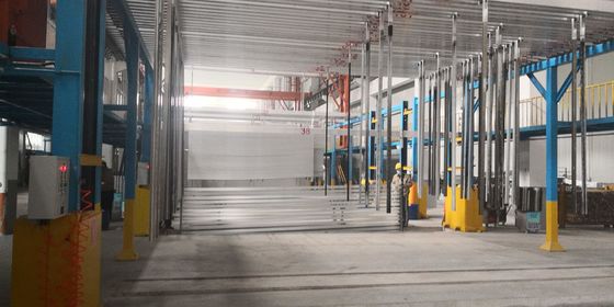 De horizontale Geautomatiseerde het Anodiseren Output van het Lijnmateriaal 1500T/Month
