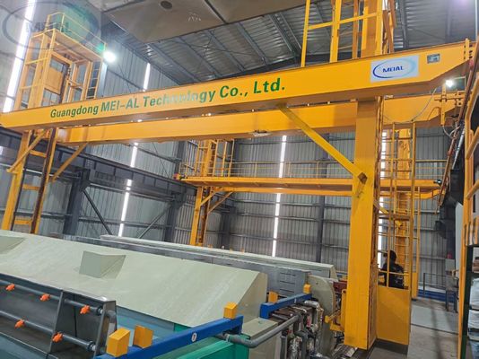 Goede prijs 2000T/M Green and Efficient Aluminum Anodizing Line for 6063 6061 7075 Alloys online