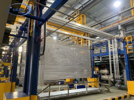 Goede prijs Professionele Aluminium Anodiseerproductielijn met een capaciteit van 2000T/M voor 6063 6061 Aluminium met Aangepast Ontwerp online