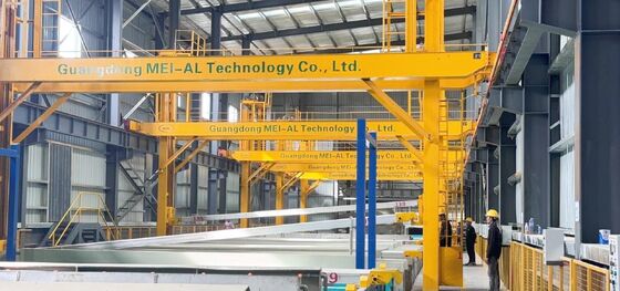 Goede prijs Automatische productielijn voor het anodiseren van aluminium van 800 T/maand met aanpasbare grootte 1-6500 mm en uitstekende oppervlaktebehandeling met slijtagebestandheid online