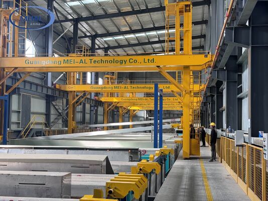 Goede prijs 2000T/M Groene Efficiënte Aanpasbare Aluminium Anodiseerproductielijn voor Zonneframe's online