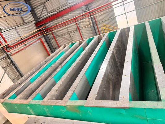 Goede prijs 550 T/maand Uitvoer Horizontale modus Geautomatiseerde anodiseringslijn met een anodiseringsfilmdikte van 8-12 μm online