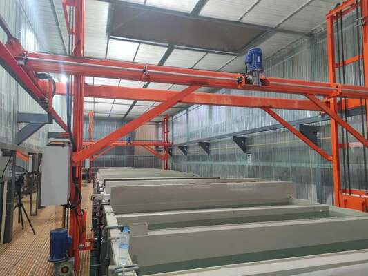 Goede prijs 50-100T/maand Productielijn voor anodisatie met afstandsbediening en -besturing voor 10-25 μm filmdikte online