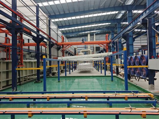 Goede prijs Automatische harde anodiseerlijn voor hydraulische cilinderbuis 30-50 µm slijtvaste oxidatie Online